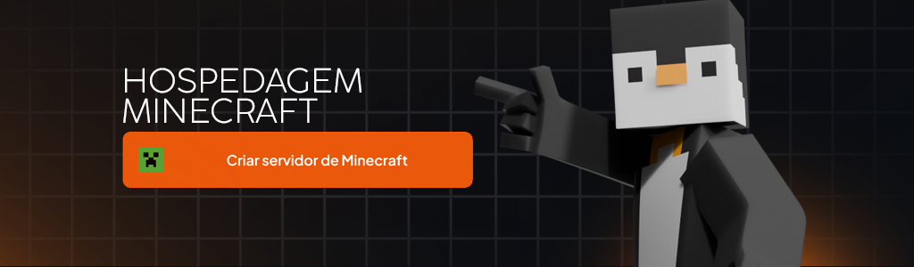 Hospedagem Minecraft na Hostzera